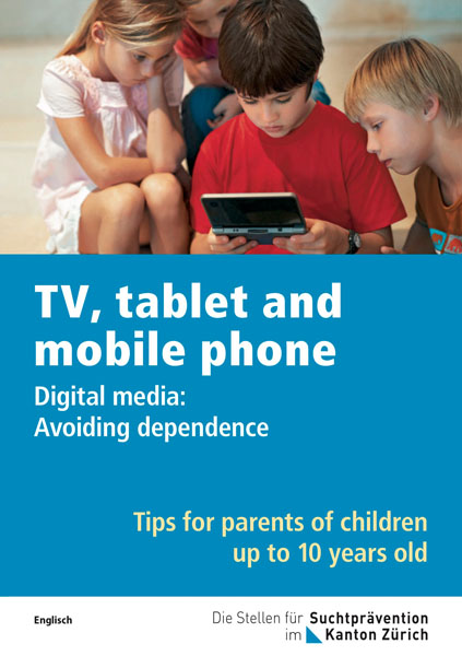 TV, tablet and mobile phone Digital media: Avoiding dependence